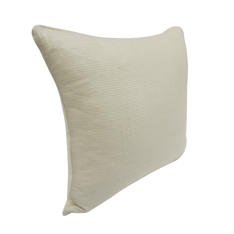 Maragh Striped Silk Throw Pillow