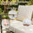 Outdoor Aluminum Loveseat Sofa with PE Wicker Backrest & Thick Cushion for Patio, Deck, Balcony & Garden-1549858810