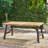 Dining  3 Pcs : Wood Slat Panel Table And Benches, Weather-, For Home Use, Rustic Charm Dining With Panels - A Look Pcs
