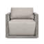 Fauteuil d'extérieur gris / colombe Pakswith