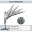 300cm Tilt Cantilever Parasol