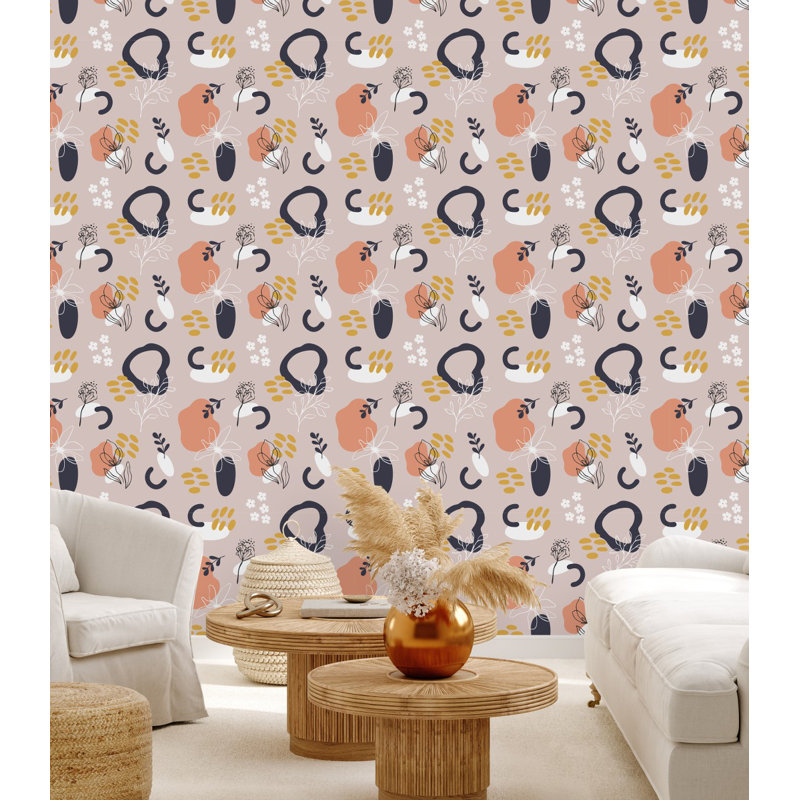 Floral Tile, 2.08' W x 10.42' L