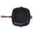 BergHOFF Neo 3pc Cast Iron Cookware Set, Grill Pan & Round Dutch Oven, Purple