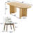 7 - Piece Oval Solid Wood Dining Table Set