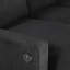 Canapé modulaire convertible avec deux chaises longues de rangement et ports USB-710618077
