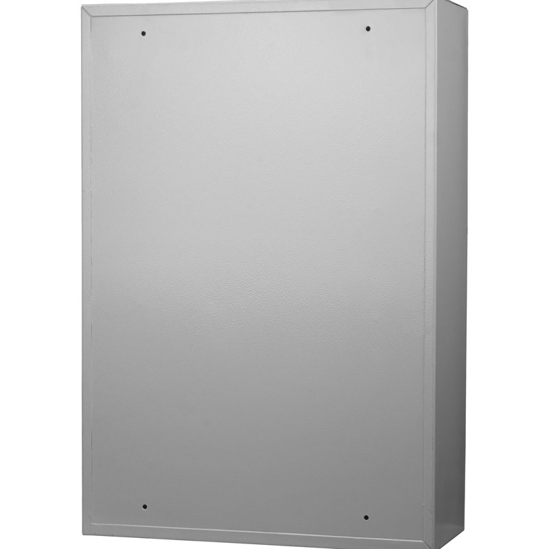 Grey 150 Adjustable Key Cabinet With Lock, Steel Construction, Wall Mount Option In Steel, Construction And Mountable