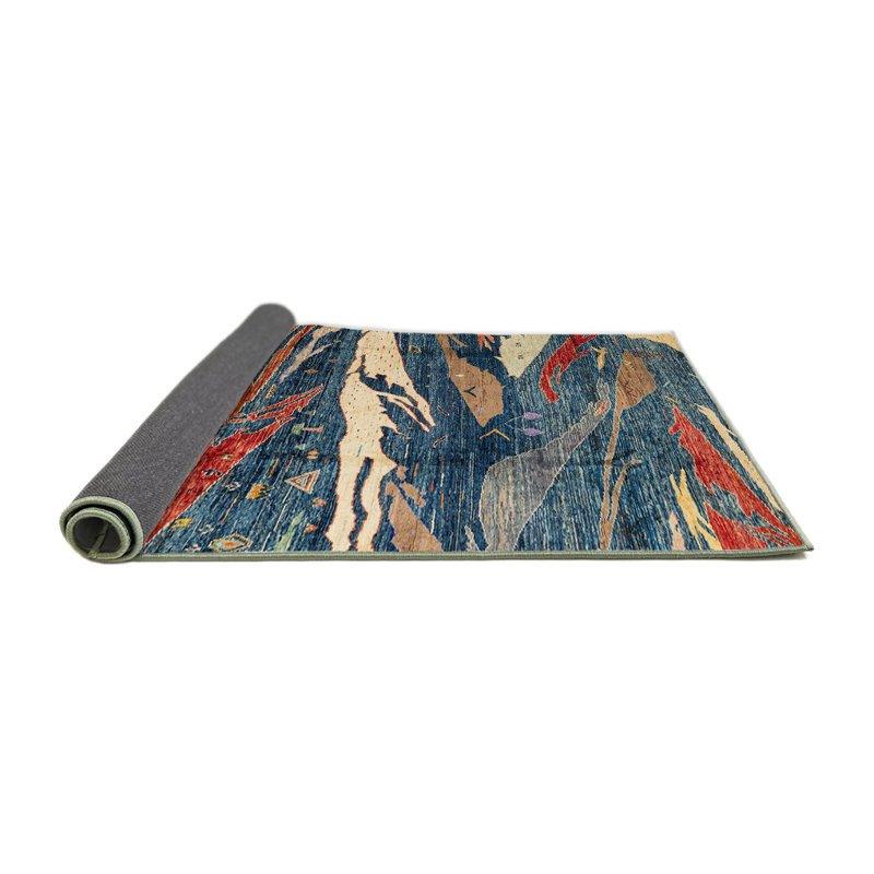 Mubarik Abstract Indoor Rug, Round 8'