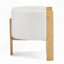 Chaise de salle à manger en bois avec accoudoirs