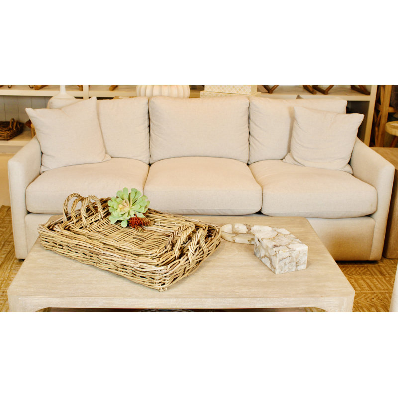 Andella Handwoven Rattan Tray Set