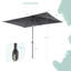 Parasol de marché rectangulaire 9 pi x 6 pi Rosanne-860003966
