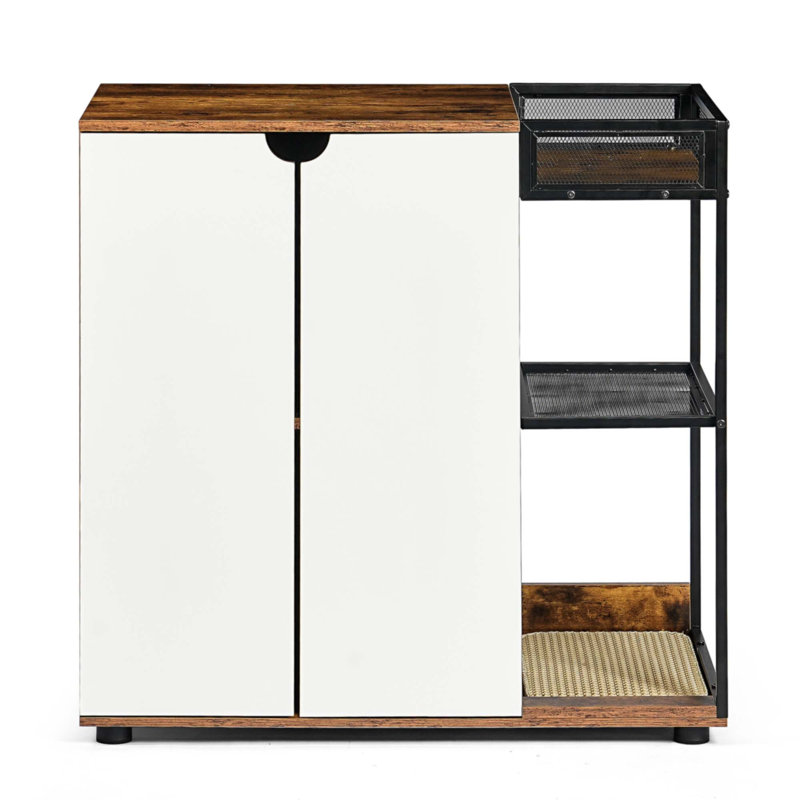 Litter Box Enclosure For 2 Cats