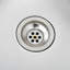 VidaXL Kitchen Sink Undermount Sink with Strainer Stainless Steel Sink Square-63662370