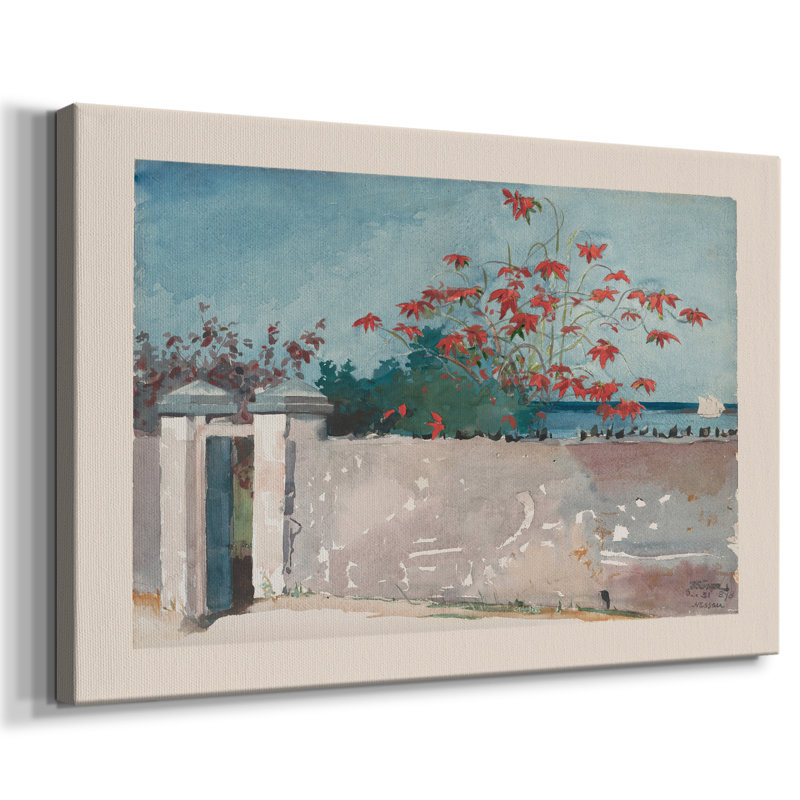 Botanique rétro - Lxx, H 13 po x l 19 po x P 1,5 po, Toile tendue
