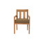 Chatsworth Teak Outdoor Dining Arm Chair (Set of 2)