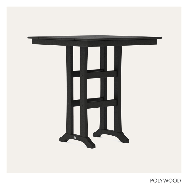 Farmhouse Trestle Dining Table, Black