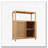 Bathroom Bamboo Storage Cabinet With Shelves-44787344