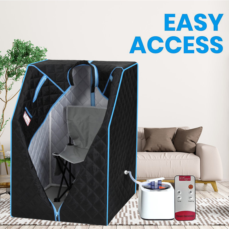Yesurprise Portable Traditional Steam Sauna with Remote Control