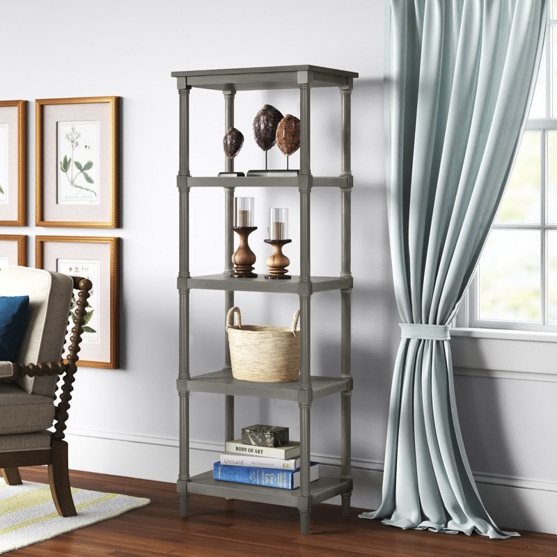 Etagere Bookcase, Gray