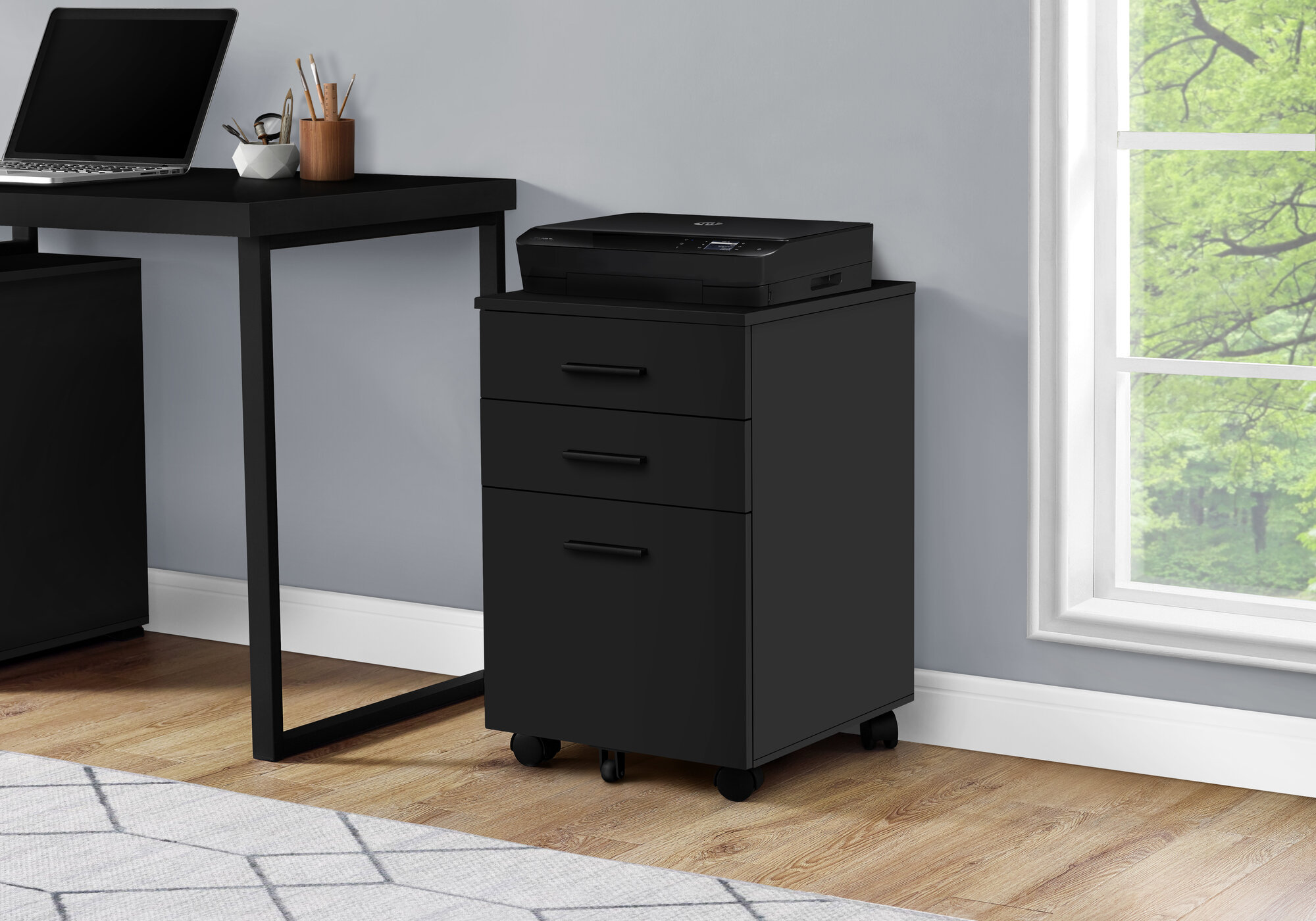 Inbox Zero File Cabinet, Rolling Mobile, Storage Drawers, Printer Stand ...