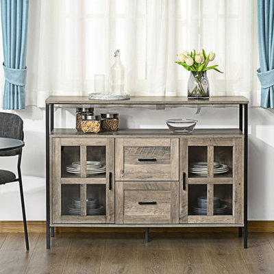 Buffet avec tablettes réglables