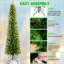 Arbre de Noël 6 pi avec crayon vert-1118560305