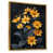 Toile avec cadre flottant or