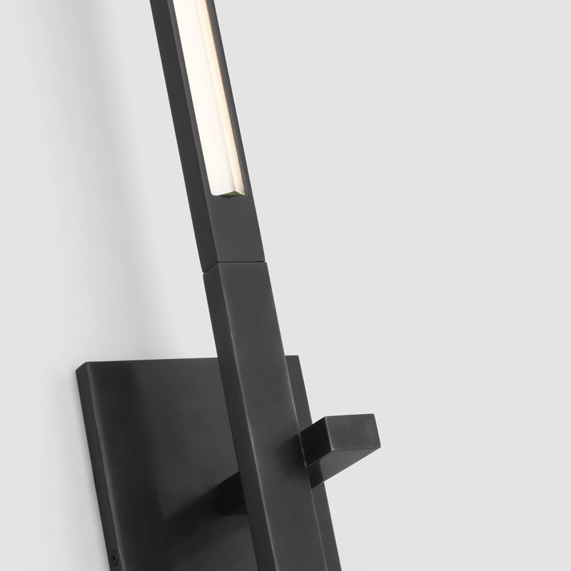 Sean Lavin Cityscape Left 1-light X-Large Sconce in Bronze with Crystal shade, Bronze