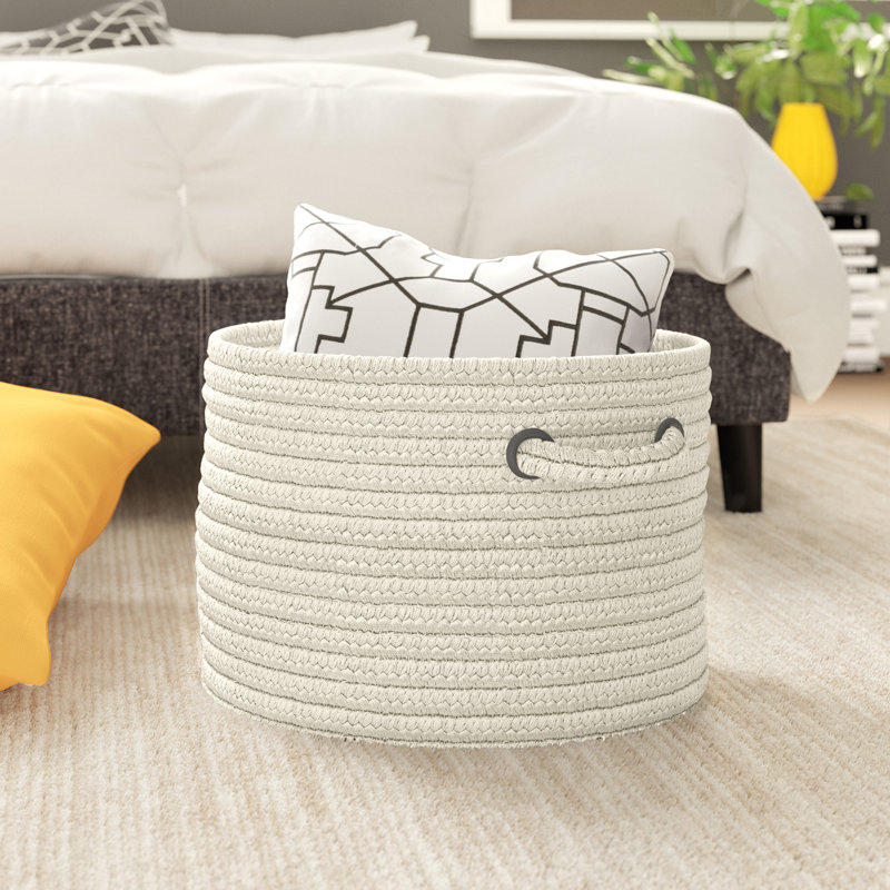 Panier de rangement tressé intérieur / extérieur, H 10 po x l 12 po x P 12 po, Corona