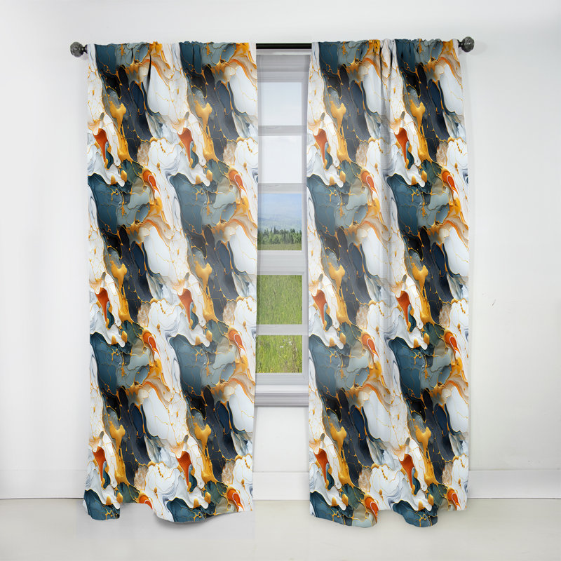 Rideau obscurcissant en marbre Urban Retreat Marble II - 1 panneau, L 52 po x L 90 po