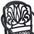 5-Piece Cast Aluminum Patio Furniture Set With Black Frame And Brown Seat Cushions-697357917