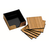 6 Piece Coaster Set with Holder