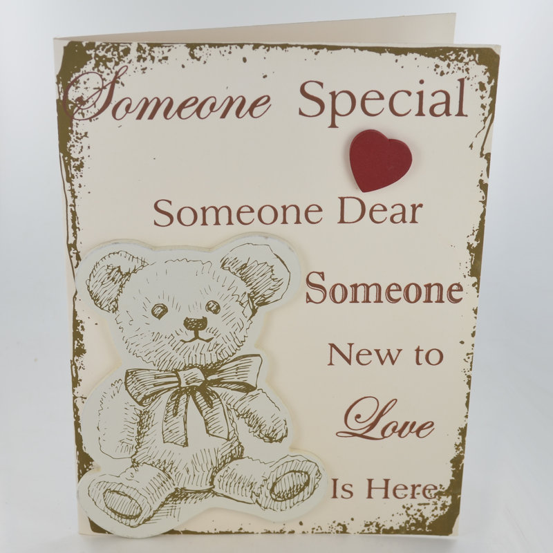 Barbra Text & Numbers Card