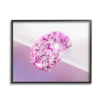 PurpleMeltingDiscoBallGicleeArtbyZiweiLi