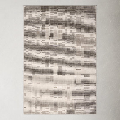 Erwin Area Rug in Gray/Cream/Taupe