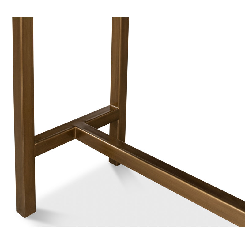 Shagreen 54'' W Console Table, Osprey White