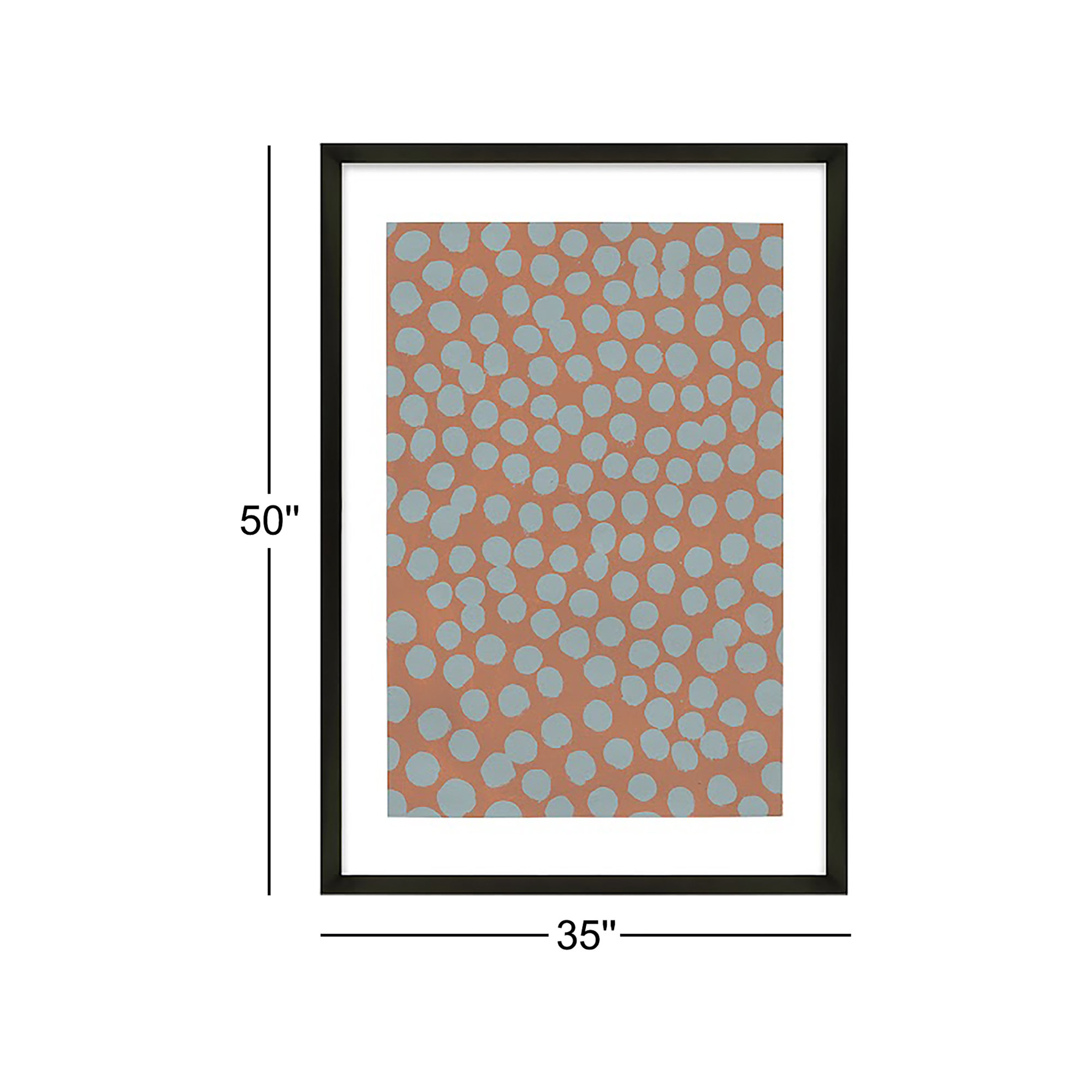 Affinity 4 by Michela Sorrentino, Black, 50" H x 35" W x 1.25" D