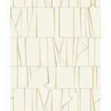 Huntington Indigo Geometric Stripe Wallpaper