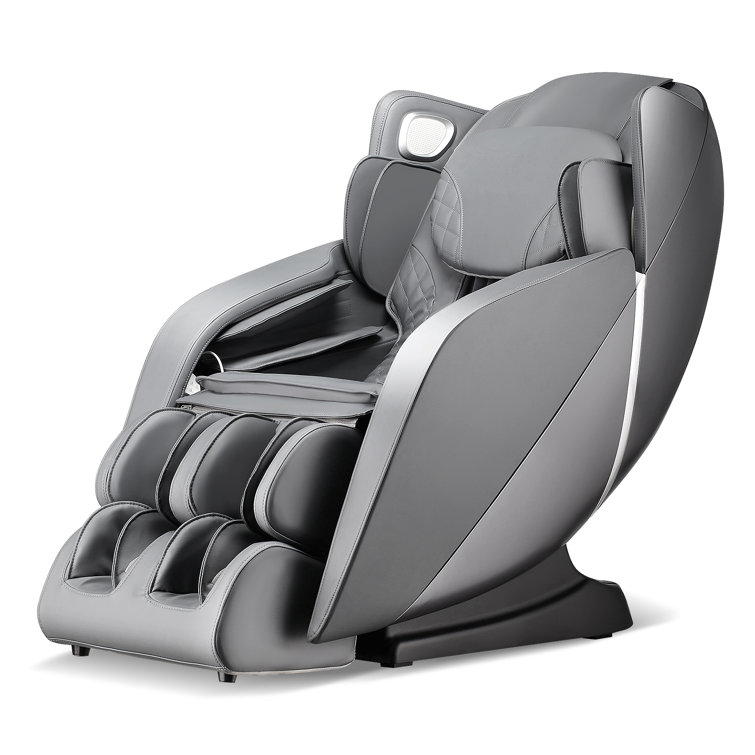 Inbox Zero Vegan Leather Heated Massage Chair & Reviews