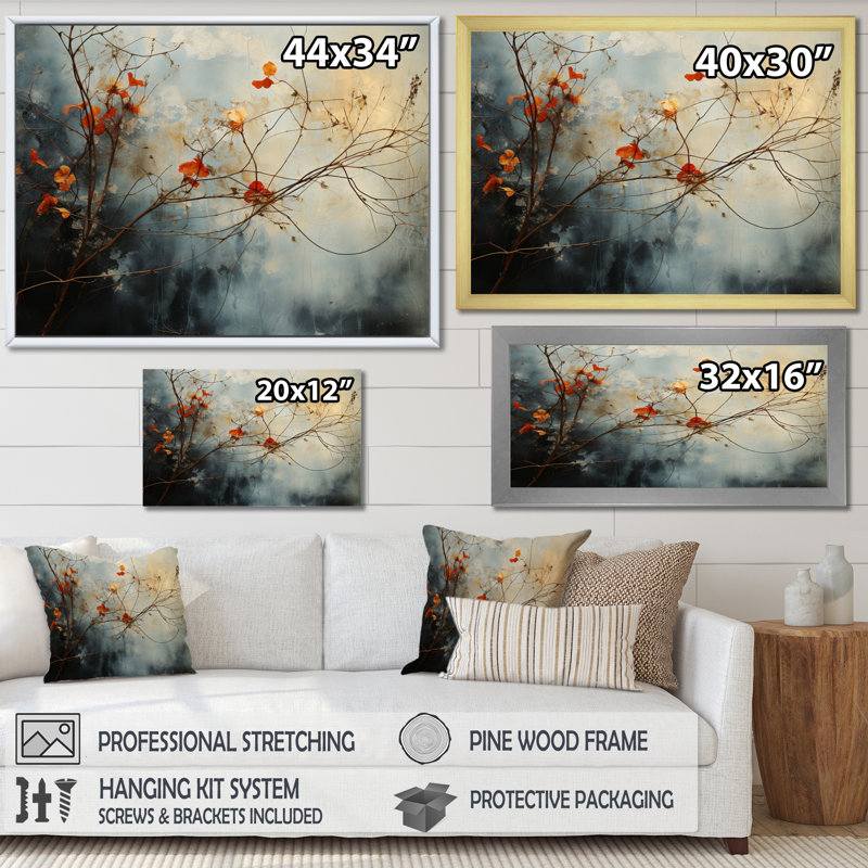 Sky Photo Celestial Whispers I - Plants Canvas Prints, H 30 po x l 40 po x P 1,5 po, Toile tendue