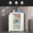 Bathroom Cabinet Triangle Corner Storage Cabinet With Adjustable Shelf Modern Style MDF Board-1255846803