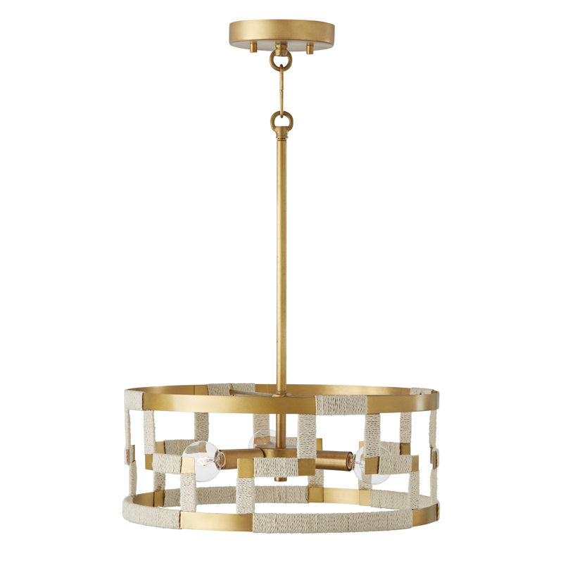 3 - Light Gold Pendant