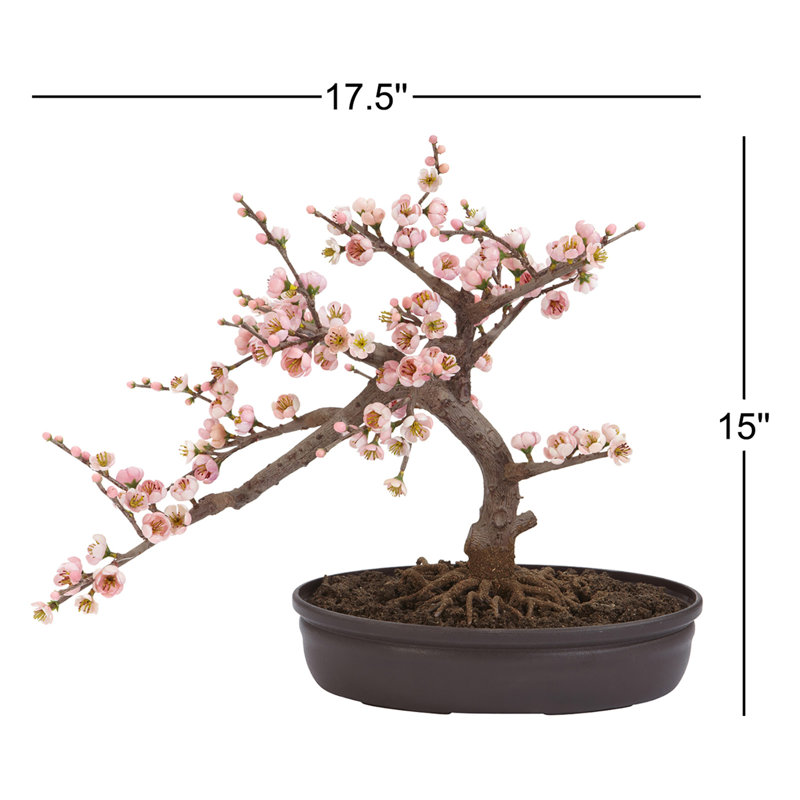 Plante bonsai artificielle 15" en pot