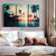 «Soft Sunset Over Palm Trees» sur-129367260