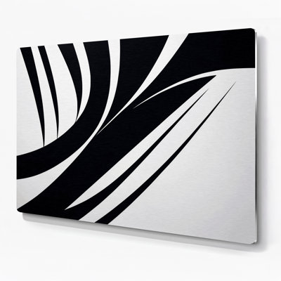 Minimalisme 80, art mural gris en métal