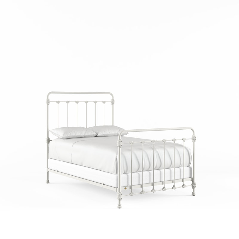 160 Picket Fence Bed | Complete Standard, Matte White, Full
