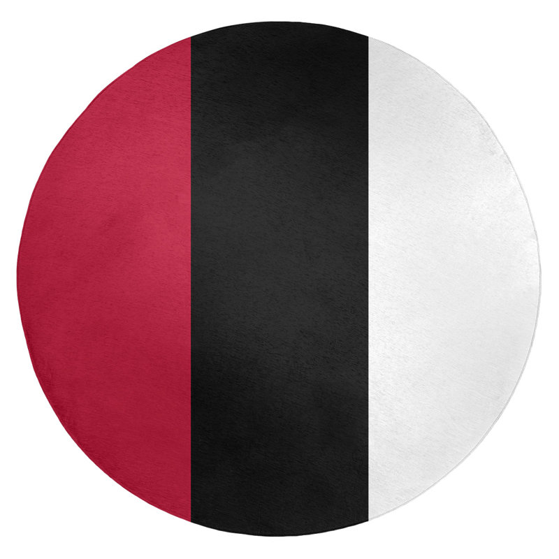 Chenille Indoor Rug, Round 5'