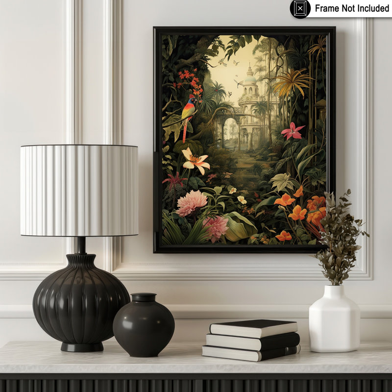 Jungle tropicale, Unframed, Poster, 18"H x 24"W