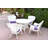 Batchelder 4 - Person Wicker Patio Dining Set with Round Table-32641127-32641113
