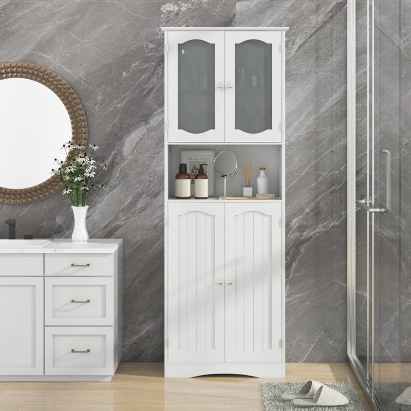 Bathroom Cabinet, White