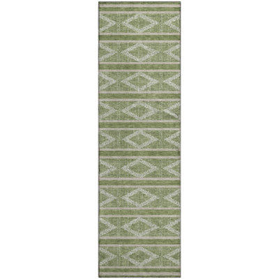 Premium Machine Washable Diskin AMF1029 Geometric Rug